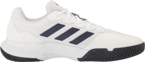 Vista 6 de adidas Gamecourt 2 - Tenis para hombre, Cloud White-team Navy Blue