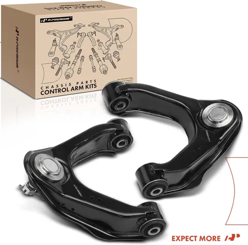 Vista 9 de A-Premium 2 brazos de control superiores delanteros, con rótula y buje, compatibles con Nissan Frontier 1998-2004