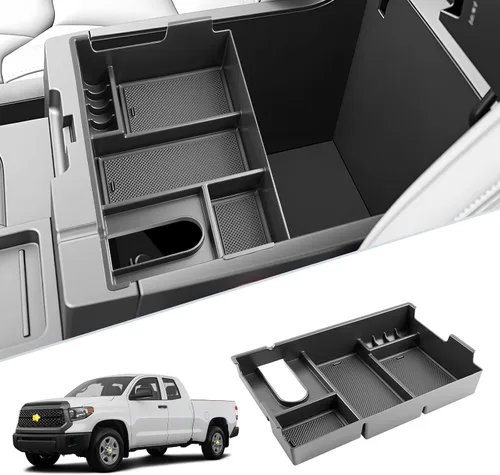 Vista 24 de SKTU Paquete de 2 para Subaru Forester 2025 2026 Organizador de Consola Central para Subaru Forester 2025 2026 Bandeja de Consola y Caja
