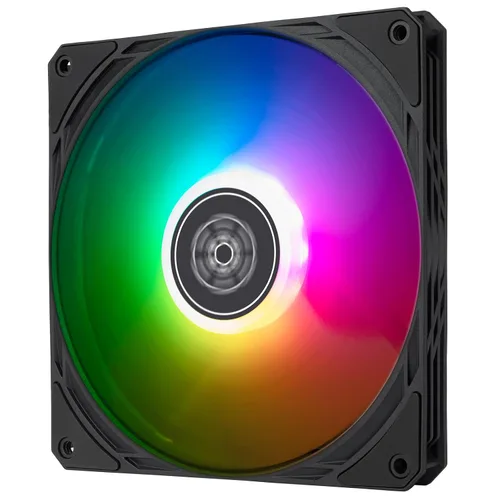 Vista 12 de Silverstone Technology Air Slimmer 120 Enhanced Performance 120mm Slim Fan with Full-Range PWM, (SST-AS120B),Black Negro