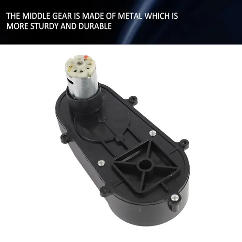 Vista 9 de Motor eléctrico de alta velocidad RS390 con caja de engranajes de metal, motor de repuesto de 6 V 18000 RPM para automóviles eléctricos