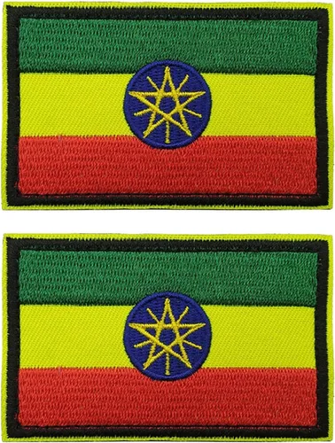 Vista 136 de 2 unidades AliPlus Parches de bandera de Afganistán bordados, parches tácticos militares de moral con gancho y bucle