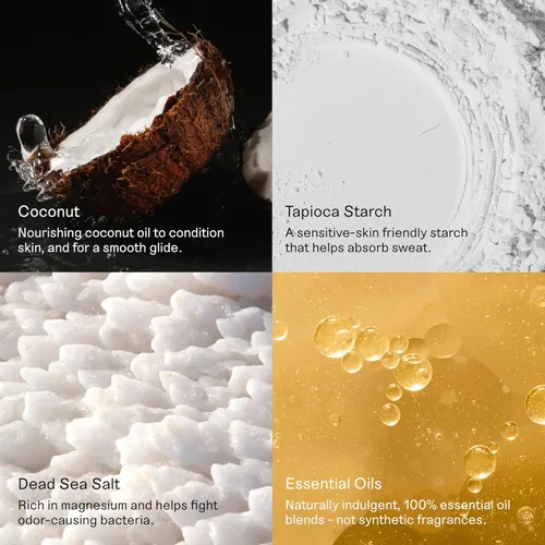 Vista 5 de Each & Every Desodorante sin aluminio para mujeres y hombres, fragancia natural, protección contra olores durante todo el día, desodorante no tóxico