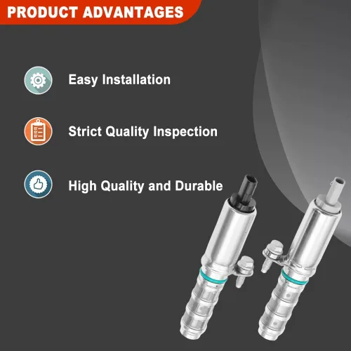 Vista 4 de HY-SPEED Actuador de Posición del Árbol de Levas de Admisión y Escape Solenoide de Sincronización Variable de Válvulas VVT Compatible con 2013-2017