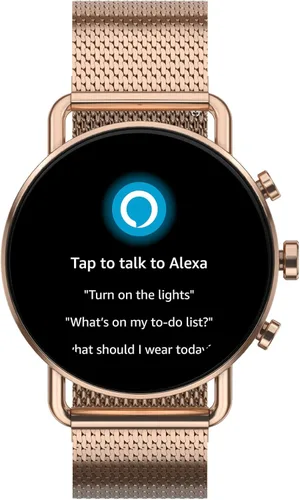Vista 6 de Skagen Reloj inteligente con pantalla táctil Gen 6 con Alexa integrado altavoz frecuencia cardíaca oxígeno en sangre GPS pagos sin contacto