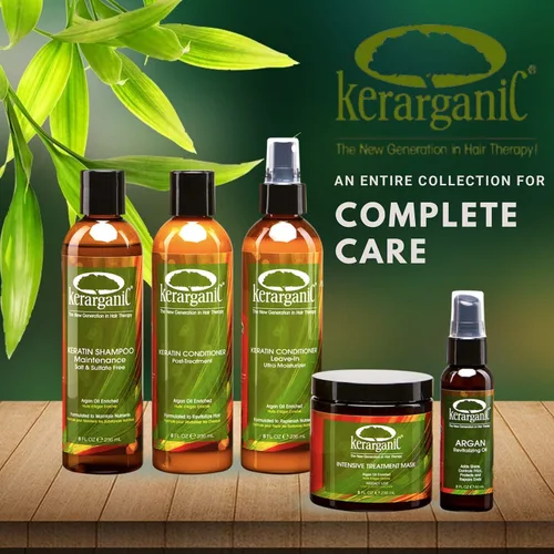 Vista 4 de Kerarganic - Juego de mantenimiento de queratina 8oz