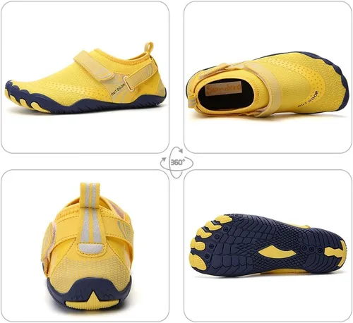 Vista 3 de YING LAN Zapatos de agua para hombres y mujeres, secado rápido, antideslizantes, para playa, natación, deportes acuáticos, buceo, vela, kayak