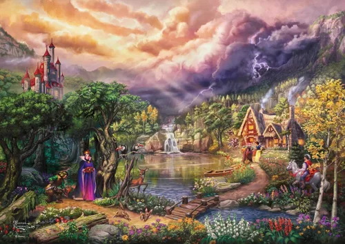 Vista 60 de MIGHTYPRINT Disney – La Bella Durmiente – Princesa Aurora y el Príncipe Felipe – Arte de pared duradero de 24 x 17 pulgadas – No hecho de papel