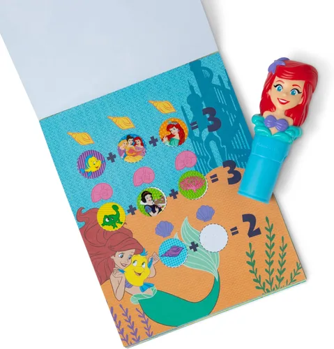 Vista 9 de Melissa & Doug Pegatina Wow! Disney Princess Ariel Stamper y almohadilla de actividades
