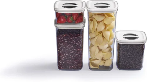 Vista 9 de MasterClass Smart Seal - Recipiente hermético para almacenamiento de alimentos, plástico, transparente, 1,3 litros