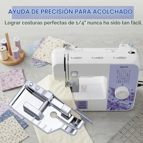 Vista 7 de Prensatelas de dobladillo enrollado estrecho de 1/4 de pulgada, pie de retazos para costura de dobladillo enrollado, pie de dobladillo enrollado