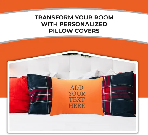 Vista 5 de Personalized Passion Fundas de almohada tamaño Queen (20 x 30 pulgadas), fundas de almohada suaves y acogedoras con cierre de sobre con nombre