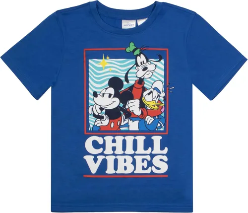 Vista 4 de Disney Mickey Mouse - Conjunto de 3 piezas para niños, camiseta de manga corta, camiseta de manga larga y pantalones deportivos, paquete de 3