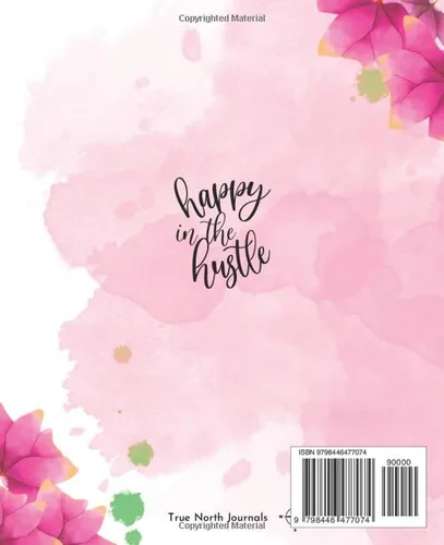 Vista 2 de Happy In The Hustle A Mindfulness Journal (Flowers) Daily Practices, Writing Prompts