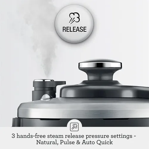 Vista 7 de Breville Fast Slow Go Olla de Presión Lenta BPR680BSS, Acero Inoxidable Cepillado