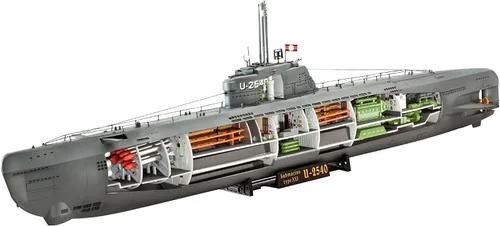 Vista 5 de Revell Germany, juego de modelo de submarino 05078 1/144 tipo XXI con interior RVL05078