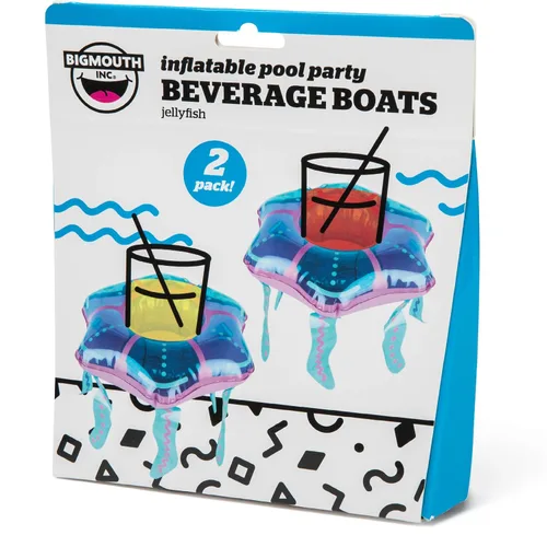 Vista 7 de BigMouth Inc Inflatable Drink Holder for Pool, Floating Cup Holder for Hot Tub & Water, Fun Outdoor Beverage Float