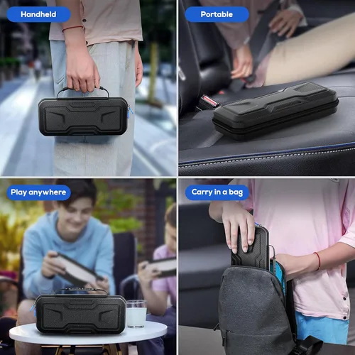 Vista 5 de Klipdasse Funda de transporte para Playstation Portal Accesorios Funda rígida EVA compatible con Ps Portal - a prueba de golpes e impermeable