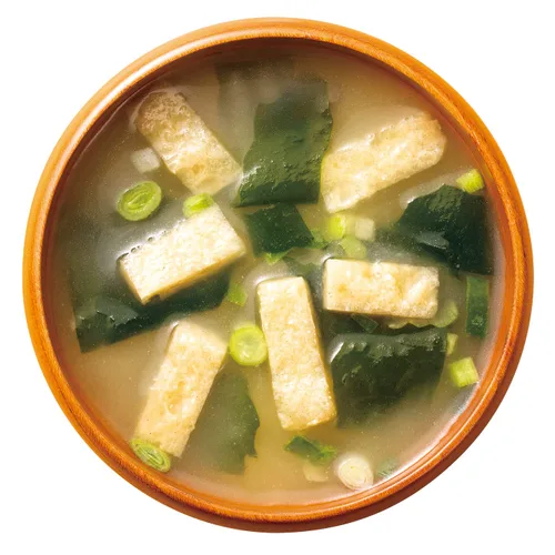 Vista 4 de Miko Brand Miso Soup with Fried Tofu (Abura-age), 6.21 Ounce