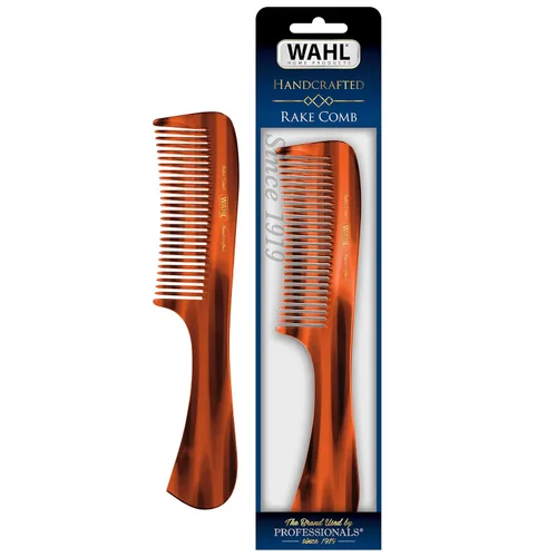 Vista 10 de Wahl Peine de bolsillo hecho a mano para barba, bigote y cabello