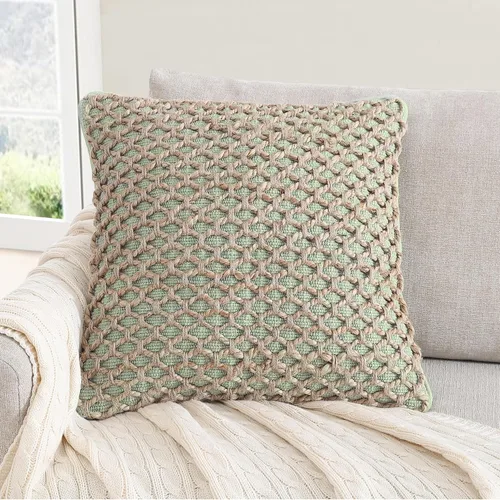 Vista 60 de Boho Living Jada - Funda decorativa para almohada, incluye acento, diseño tejido premium, decoración para sala de estar, (2) funda de almohada de 20