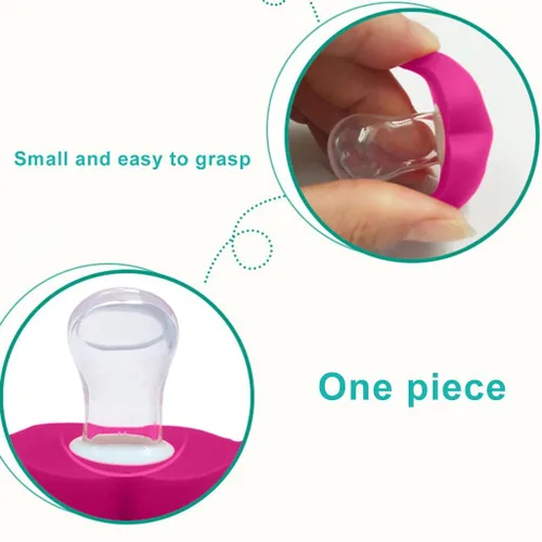Vista 2 de Novedad Labios En Forma De Chupete De Silicona Chupete Para Rosa Rojo Rojo rosa