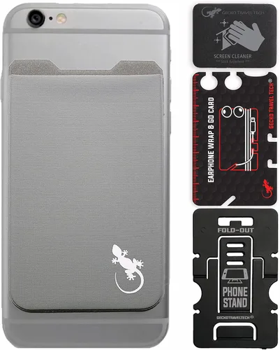 Vista 41 de Gecko - Cartera adhesiva para tarjetas de crédito y dinero en efectivo