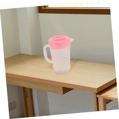 Vista 7 de DOITOOL Recipiente de almacenamiento de bebidas de gran capacidad, resistente al calor, jarra de agua fría, jarra de jugo de plástico, tetera