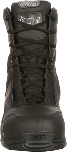 Vista 3 de ROCKY 1st Med - Bota de servicio público impermeable con puntera de fibra de carbono resistente a pinchazos y cremallera lateral