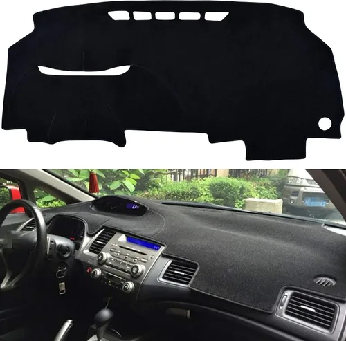 Vista 20 de SPEEDWOW Cubierta Alfombrilla para Tablero de Instrumentos Tapete Alfombra Compatible para Toyota Camry 2002-2006 Alfombrilla para Tablero Cubiertas