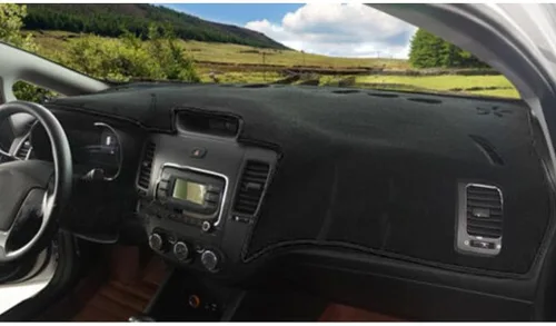 Vista 4 de LEFEDA Para Kia Forte Cerato 2015 2016 2017, interior anti-sol tablero tablero cubierta pad negro coche estilo mano izquierda