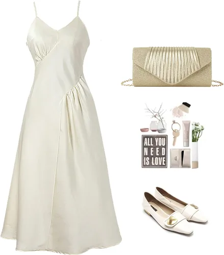 Vista 6 de Bolso de mano de noche con purpurina brillante con cadena, bolso para ocasiones especiales para bodas, fiestas, bailes de graduación