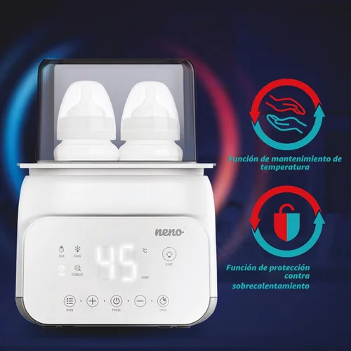 Vista 3 de Neno® VITA 5-in-1 Bottle Sterilizer, Bottle Warmer Sterilizer, Adjustable Steam Sterilizer for Bottles, 5 Modes, Quick & Easy to Use, for Bottles