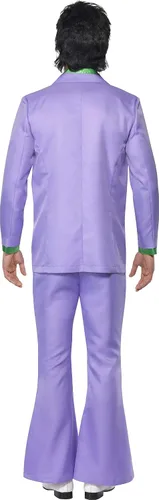 Vista 3 de Smiffy's - Chaqueta de traje para hombre de 1970 con camisa y chaleco