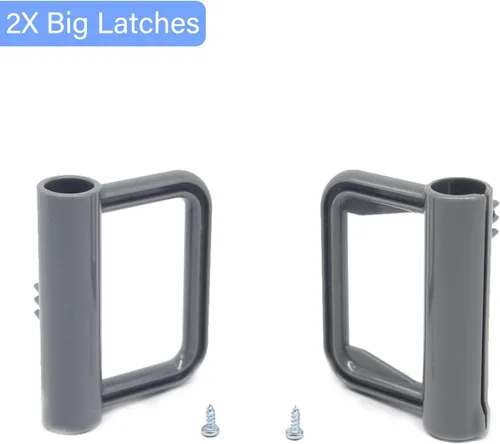 Vista 5 de Kit de piezas de repuesto de malla retráctil para puerta de bebé, juego completo de accesorios de montaje en pared, soportes anclajes y tornillos