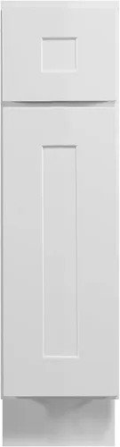 Vista 4 de Design House Brookings - Armario de cocina con base sin ensamblar, 9 pulgadas de ancho x 24 pulgadas de profundidad x 34.5 pulgadas de alto, marrón