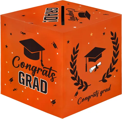 Vista 8 de Caja de tarjetas de graduación, decoraciones de fiesta de graduación 2026, cajas de tarjetas para graduación 2026, soporte para caja de graduación