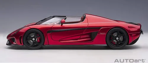 Vista 7 de Koenigsegg Regera Candy Red modelo 1/18 de AUTOART 79026