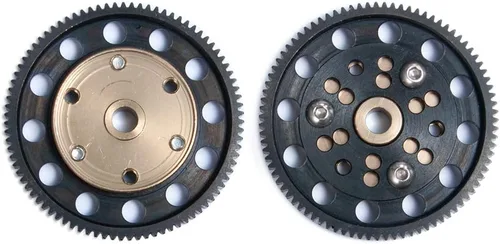 Vista 7 de QUE-T - Juego de engranajes rectos de transmisión de acero resistente para 1/10 Axial SCX10