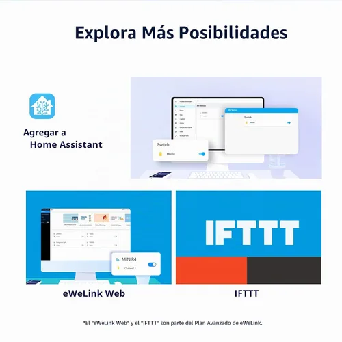 Vista 7 de SONOFF MINIR4 10A Interruptor de luz inteligente WiFi extremo inalámbrico, módulo universal DIY para solución de automatización del hogar