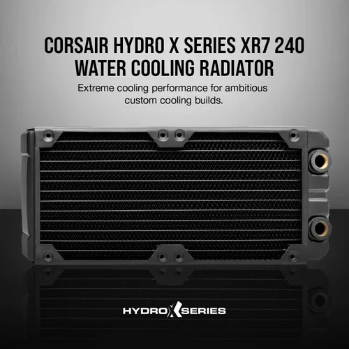 Vista 2 de Corsair Hydro X Series XR7 - Radiador de refrigeración por agua (9.449 in)