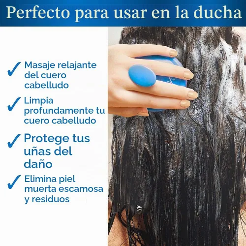 Vista 3 de Nizoral Champú anticaspa 7oz y cepillo masajeador cuero cabelludo paquete