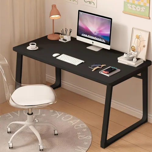 Vista 12 de Escritorio de Computadora de Estilo Moderno Simple para Oficina en Casa, Mesa de Escritura Pequeña de 47.2 Pulgadas para Escritorio o Dormitorio