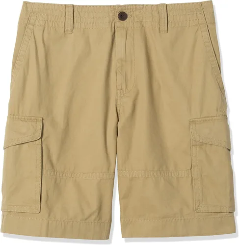 Vista 3 de Tommy Hilfiger Pantalones cortos cargo de algodón elástico con 6 bolsillos para hombre