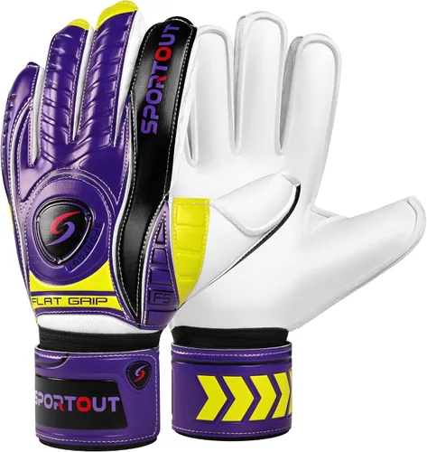 Vista 8 de Guantes de Portero Sportout con Protección de Dedos, Guantes de Fútbol Respirables, Látex de 4mm, para Niños, Jóvenes y Adultos