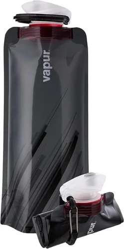 Vista 15 de Vapur Botella de Agua Plegable con Mosquetón, Botella Compacta que se Pliega Completamente para Hidratación en Movimiento, Ideal para Viajar