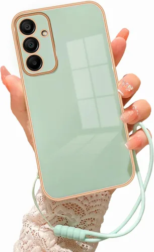 Vista 10 de Funda para Samsung Galaxy A15 0.18 oz, Gabb Phone 4 Pro para mujeres y niñas, con purpurina de cristal suave TPU transparente de lujo, bonita funda