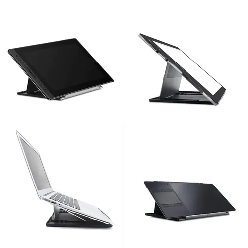 Vista 5 de HUION Soporte ajustable multiángulo portátil de escritorio para monitor de dibujo gráfico de 10-15.6 pulgadas, pantalla de bolígrafo, adecuado