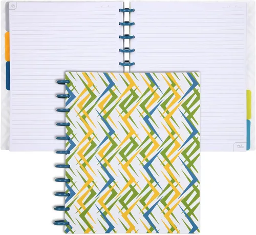 Vista 153 de Talia - Cuadernos de notas con tapas, planificador, personalizables, (Rosa de los 90, Junior (5.5 pulgadas x 8.5 pulgadas))