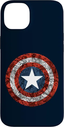 Vista 15 de Marvel Funda de escudo cómico del Capitán América para iPhone 17